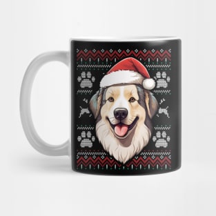 Central Asian Shepherd Santa Hat Christmas Dog Mom Dad Mug